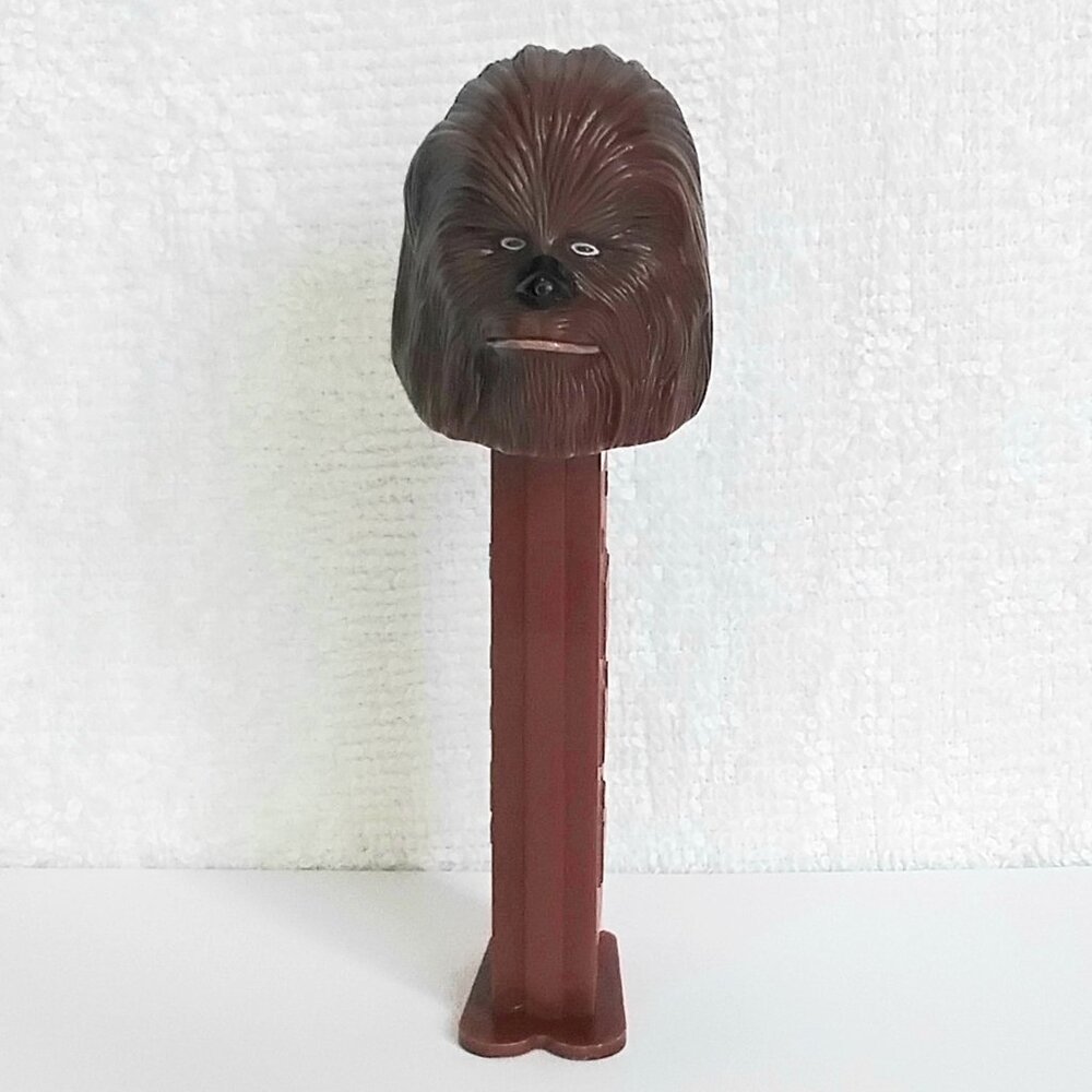 4/$20 NM/M Star Wars Chewbacca on Brown PEZ Dispenser!!